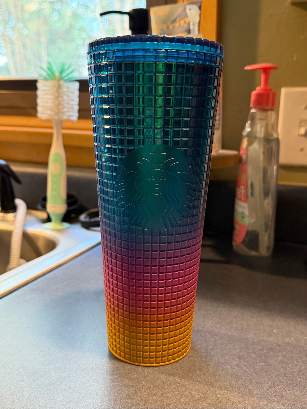 Starbucks Gradient Studded Tumbler - Blue, Pink, Yellow